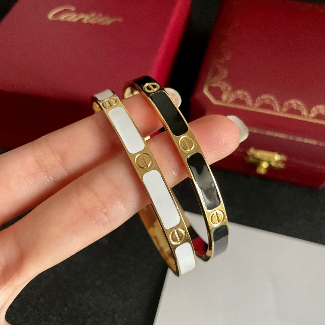 The Enamel Love Bangle