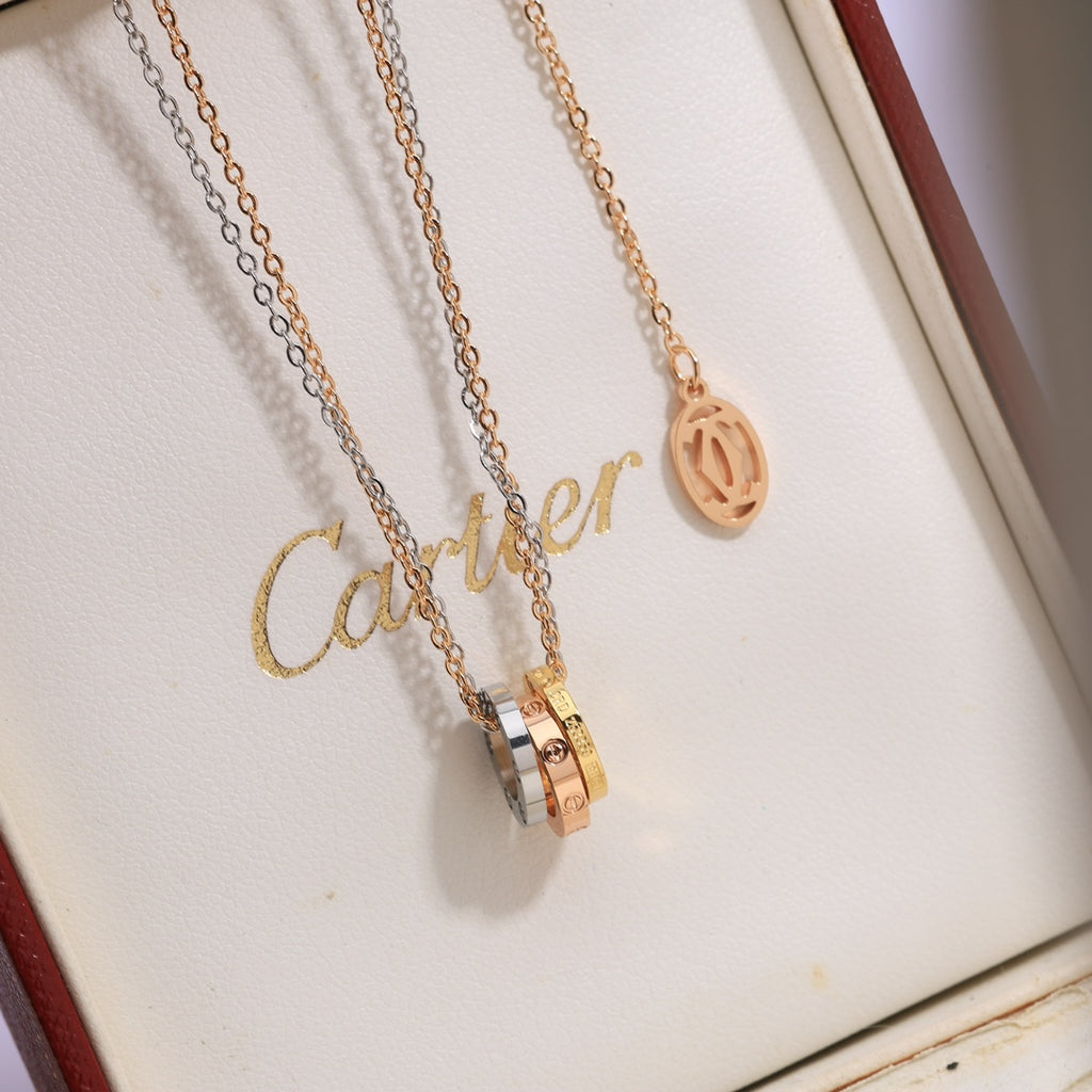 The Tri-Tone Love Necklace