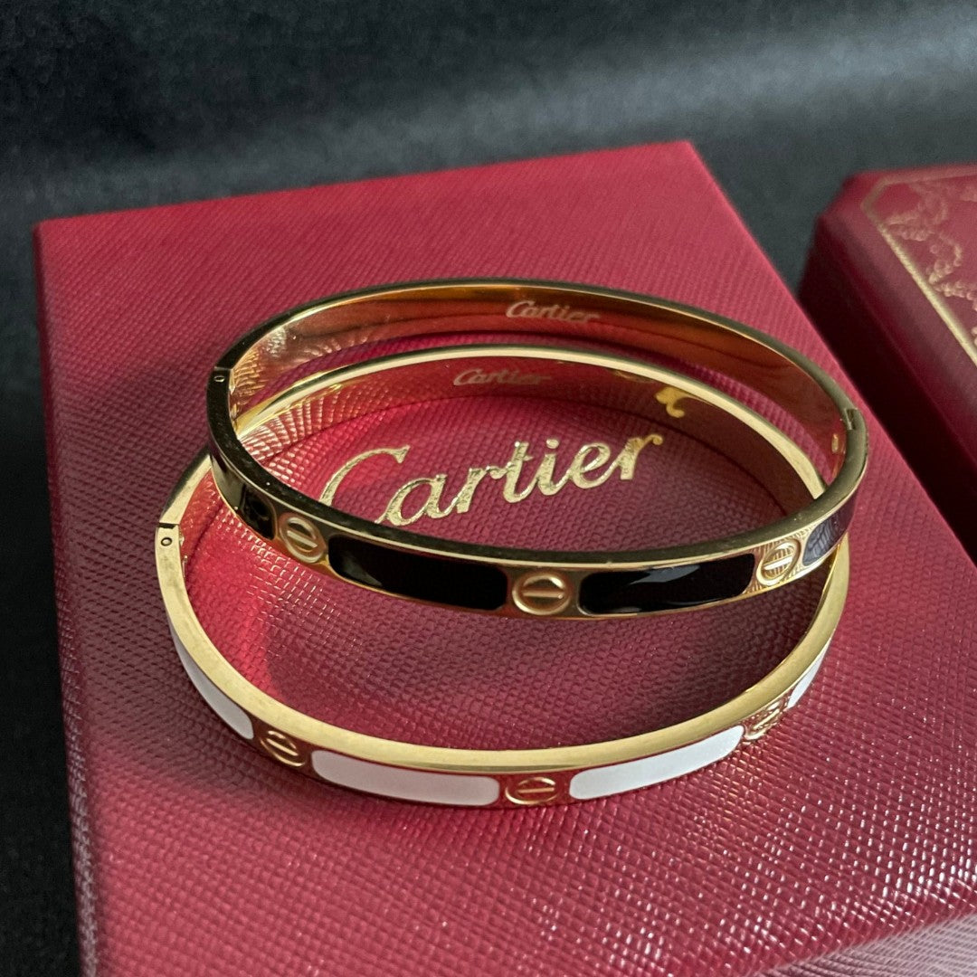 The Enamel Love Bangle