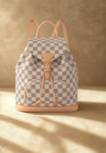 The Ivory Check Backpack