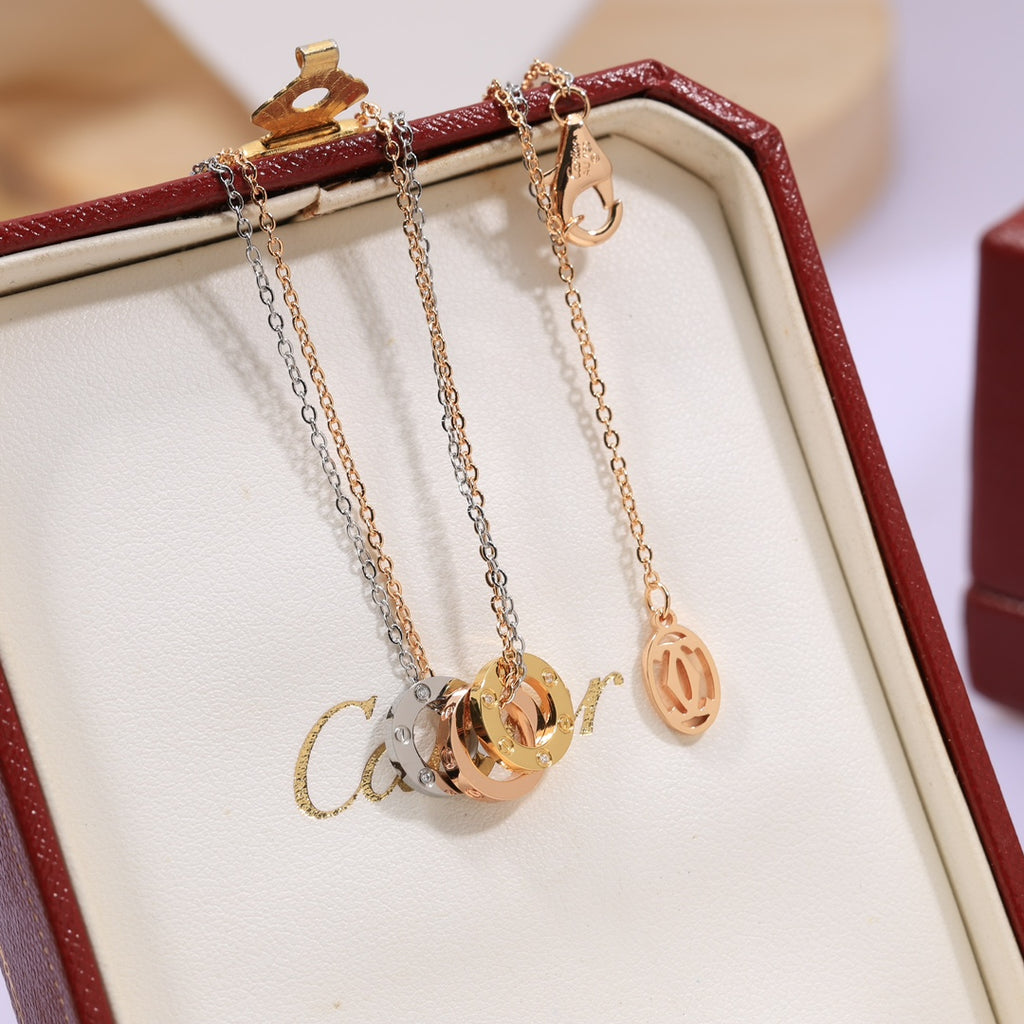 The Tri-Tone Love Necklace