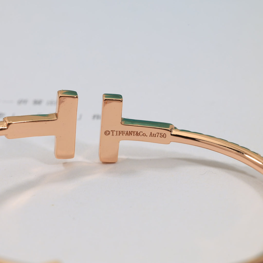 The Pavé T Bracelet