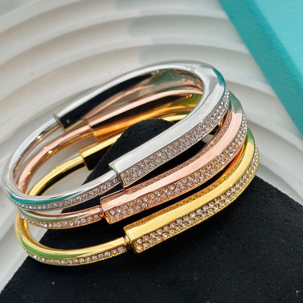 The Full Pavé Lock Bangle