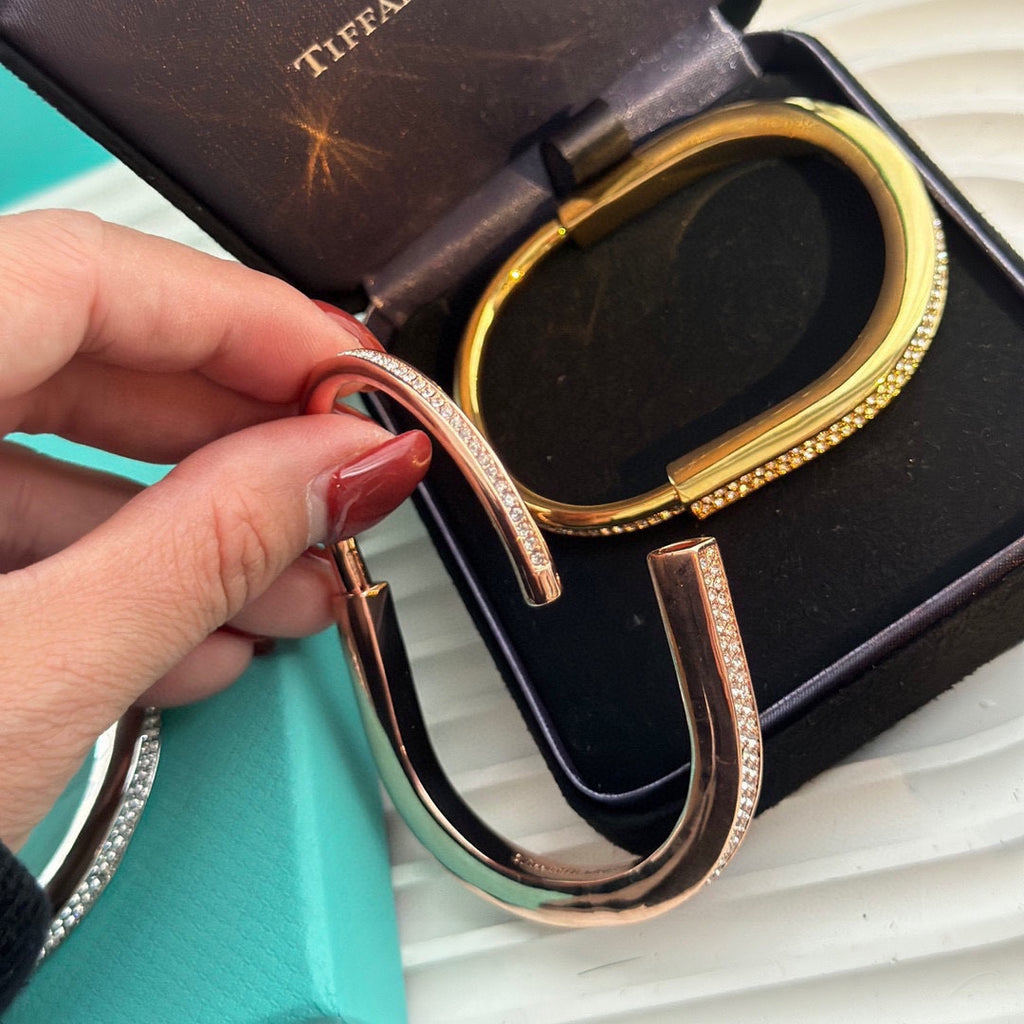 The Full Pavé Lock Bangle