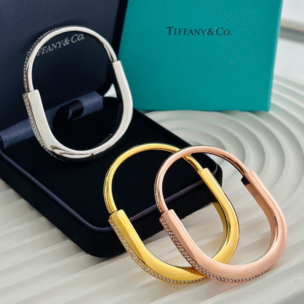 The Full Pavé Lock Bangle