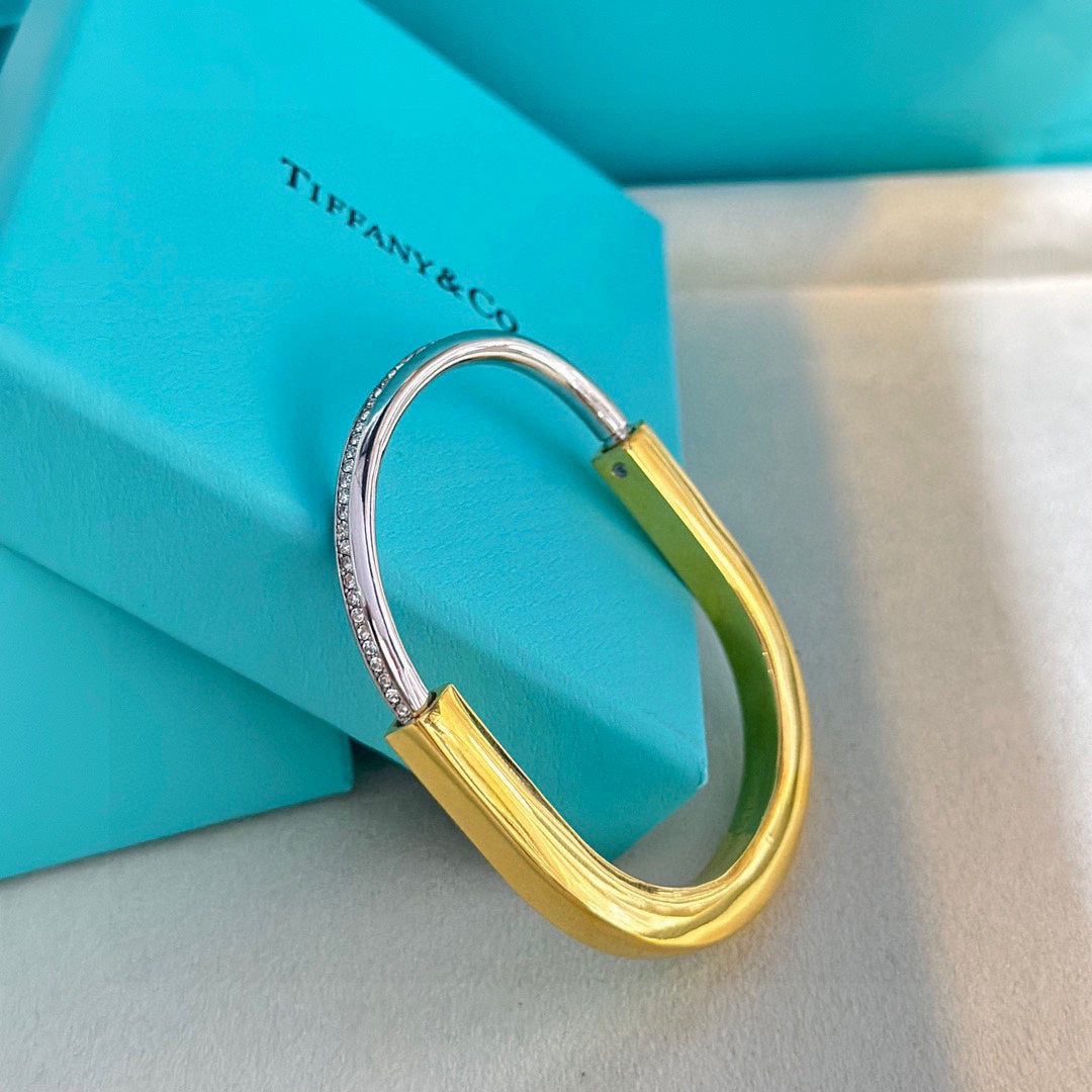 The Pavé Lock Bangle