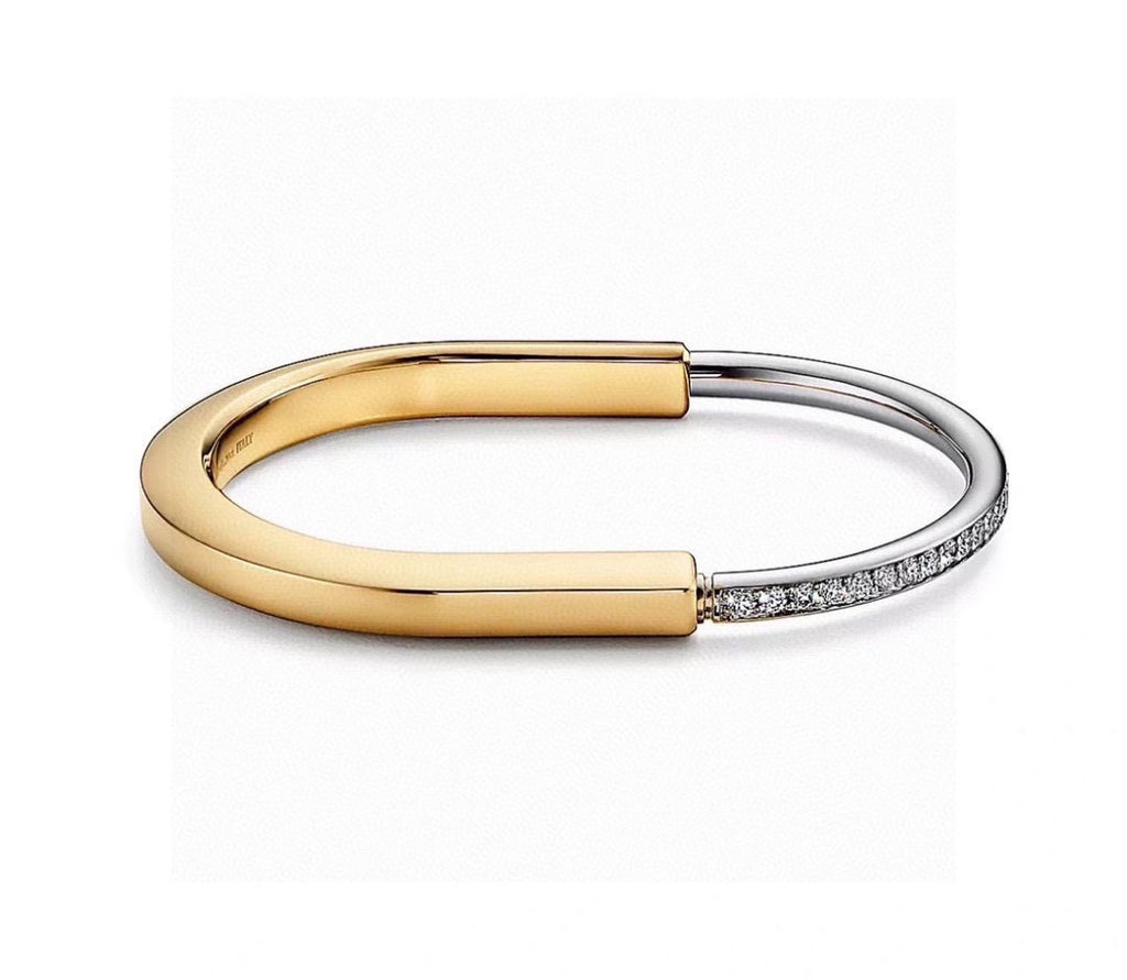 The Pavé Lock Bangle
