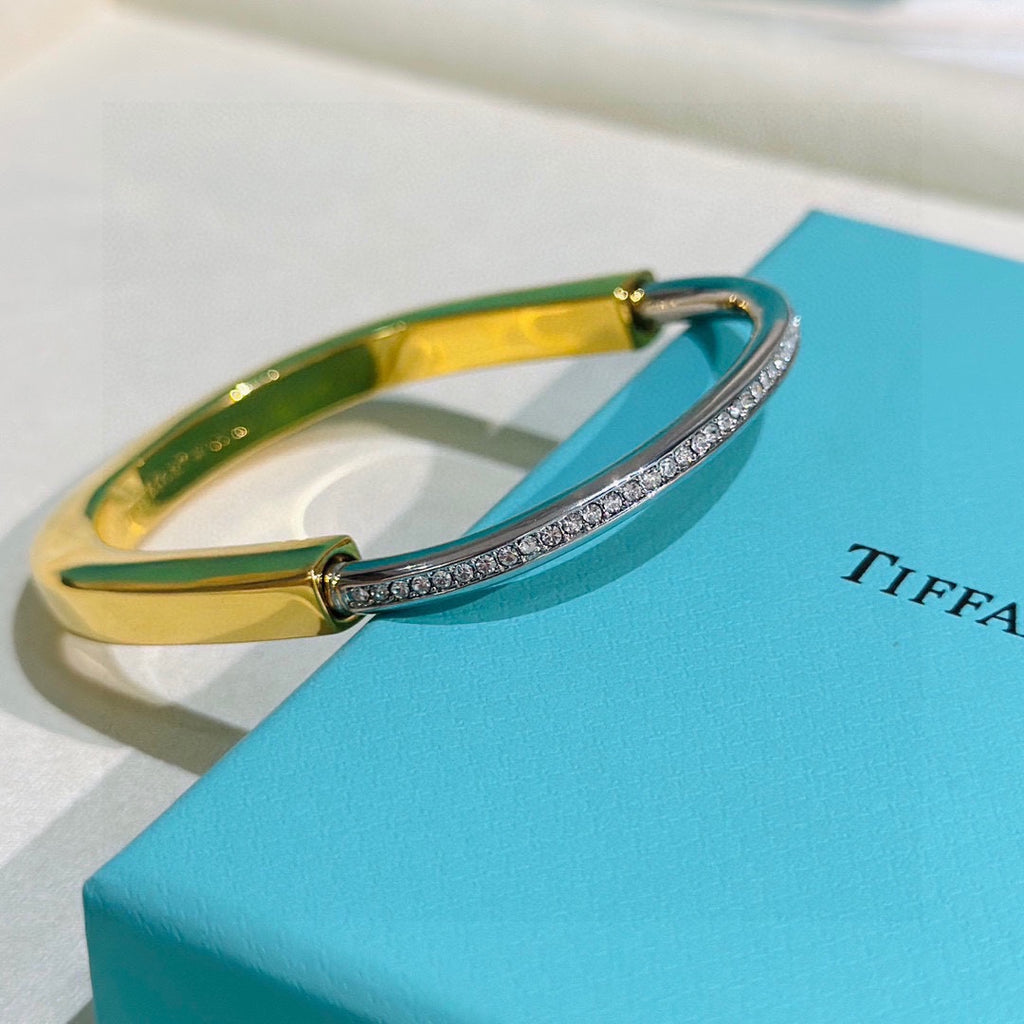 The Pavé Lock Bangle