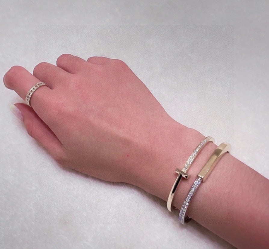 The Pavé Lock Bangle